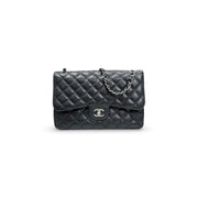 Chanel Black Jumbo Classic Flap Bag Caviar - Jiaxyk